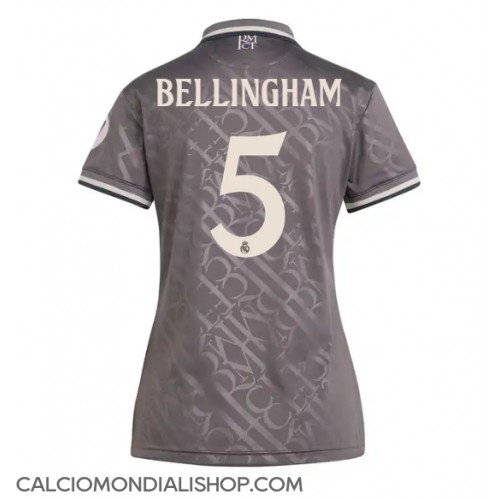 Maglie da calcio Real Madrid Jude Bellingham #5 Terza Maglia Femminile 2024-25 Manica Corta